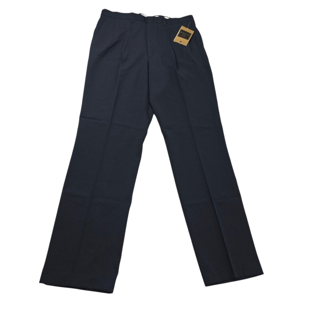 Botany 500 Mens Pleated Dress Pants Trousers Year-Round Wool Blend New Tag 36x34